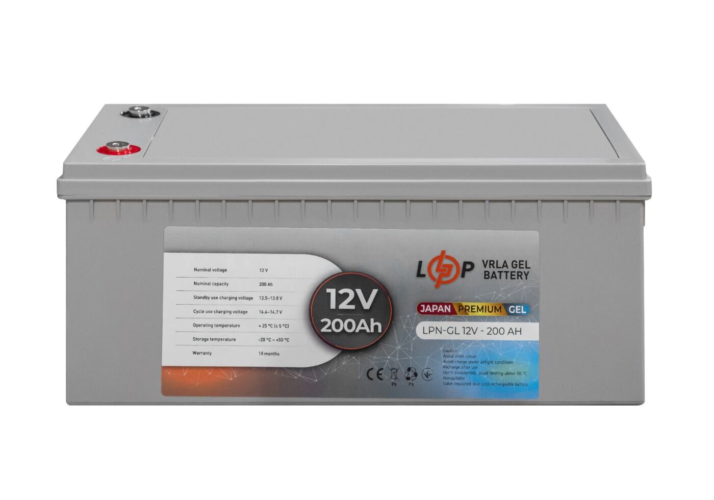 Акумулятор гелевий LPN-GL 12V - 200 Ah
