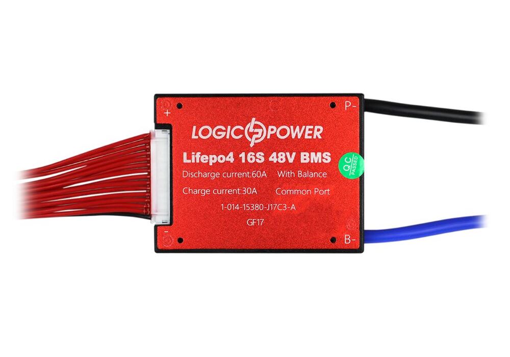 BMS плата LP LiFePO4 48V 16S Dis 60A Ch 30A