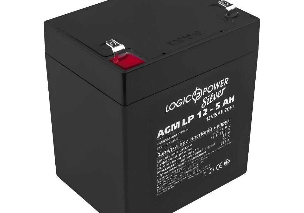 Акумулятор AGM LP 12V - 5 Ah Silver