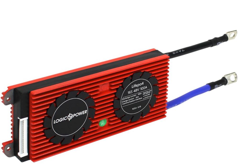 Smart BMS плата LP LiFePO4 48V 16S Dis 100A Ch 50A UART+RS485+CAN