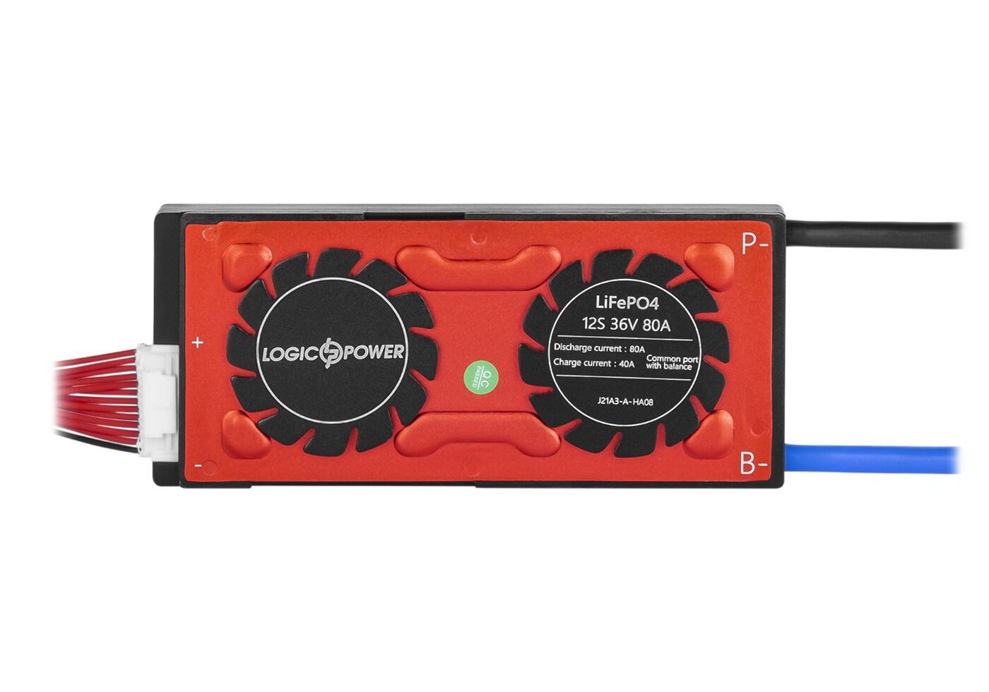 BMS плата LP LiFePO4 36V 12S Dis 80A Ch 40A
