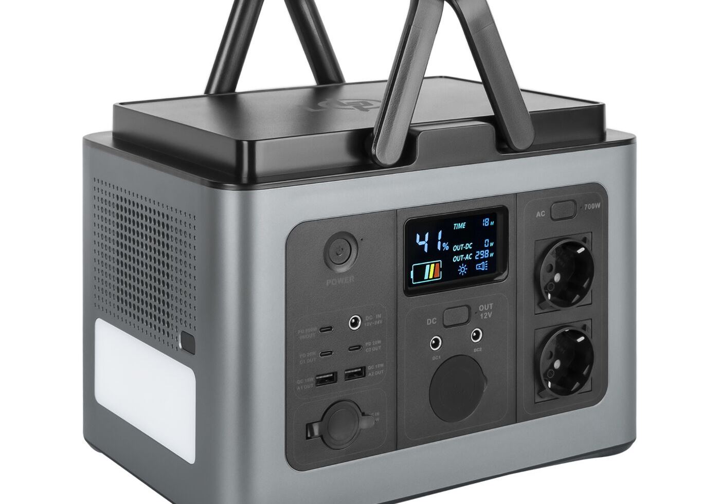 Багатофункціональна портативна зарядна станція LP CHARGER MPPT 700 Pro (700W, 614Wh)