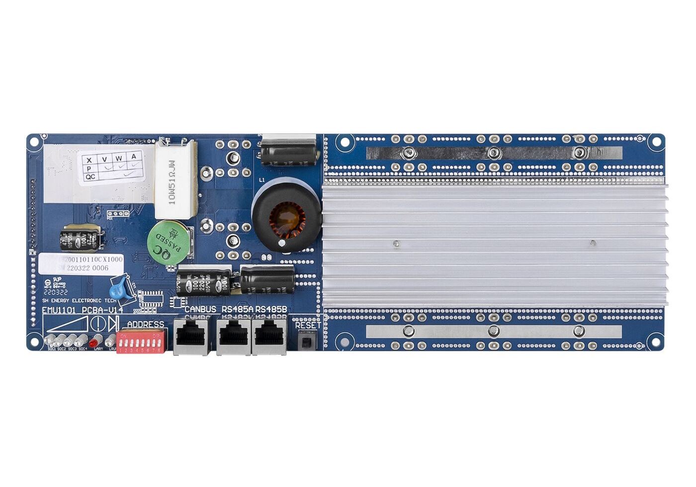 BMS плата LiFePO4 24V 8S Dis 200A Ch 100A LCD