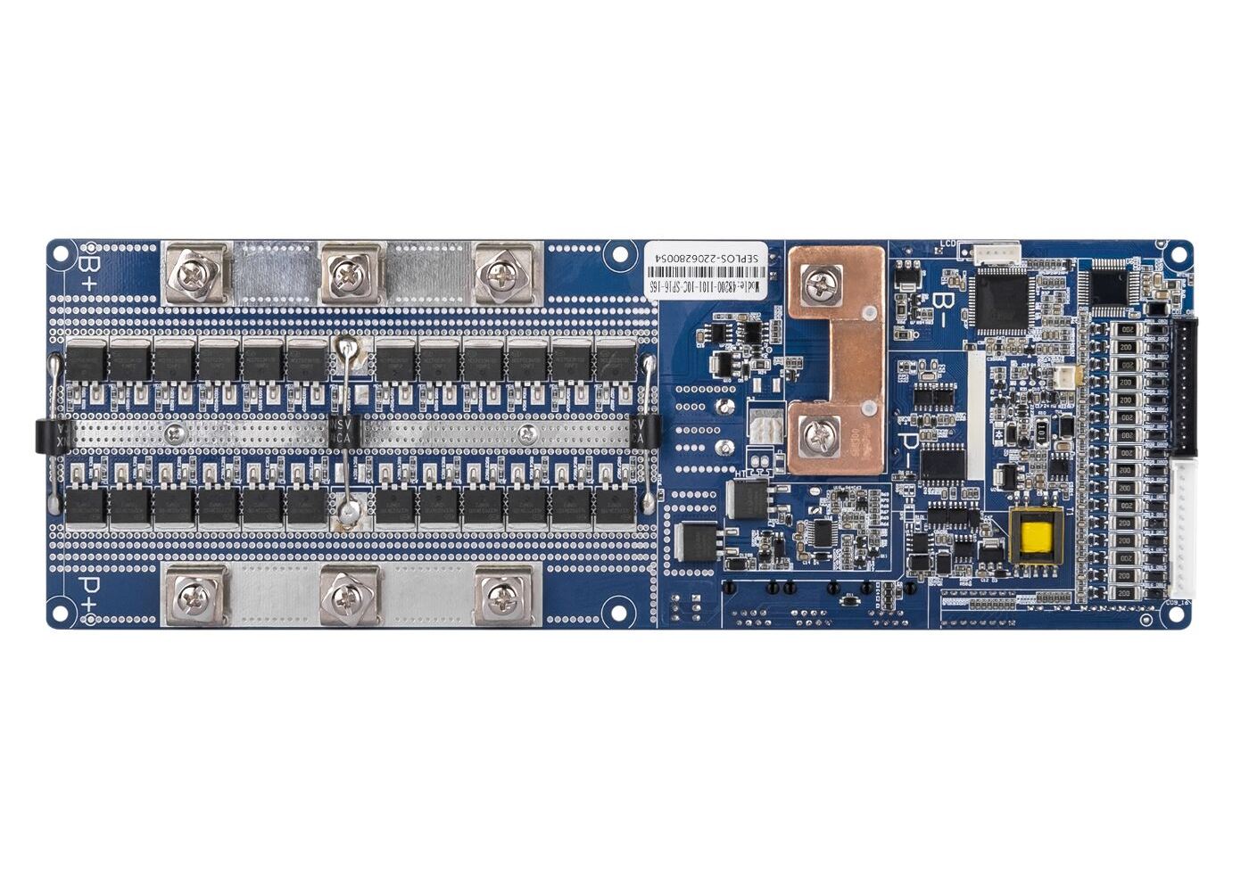 BMS плата LiFePO4 24V 8S Dis 200A Ch 100A LCD