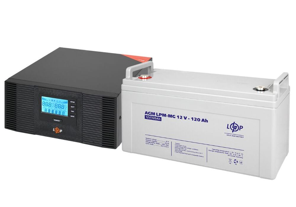 Комплект резервного живлення LP (LogicPower) ДБЖ + мультигелева батарея (UPS B1500 + АКБ MG 1440W)