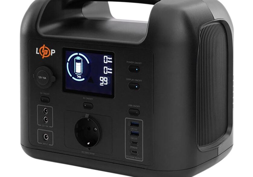 Багатофункціональна портативна зарядна станція LP CHARGER 500 (500W, 518Wh)