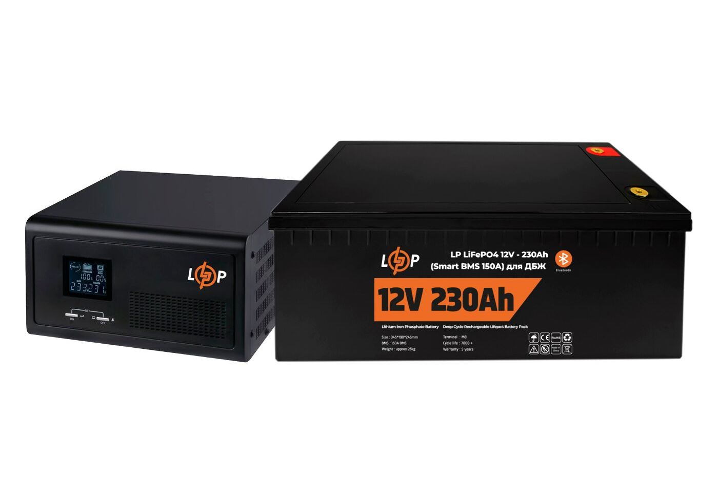 Комплект резервного живлення LP (LogicPower) ДБЖ + літієва (LiFePO4) батарея (UPS 1500VA + АКБ LiFePO4 2944W)