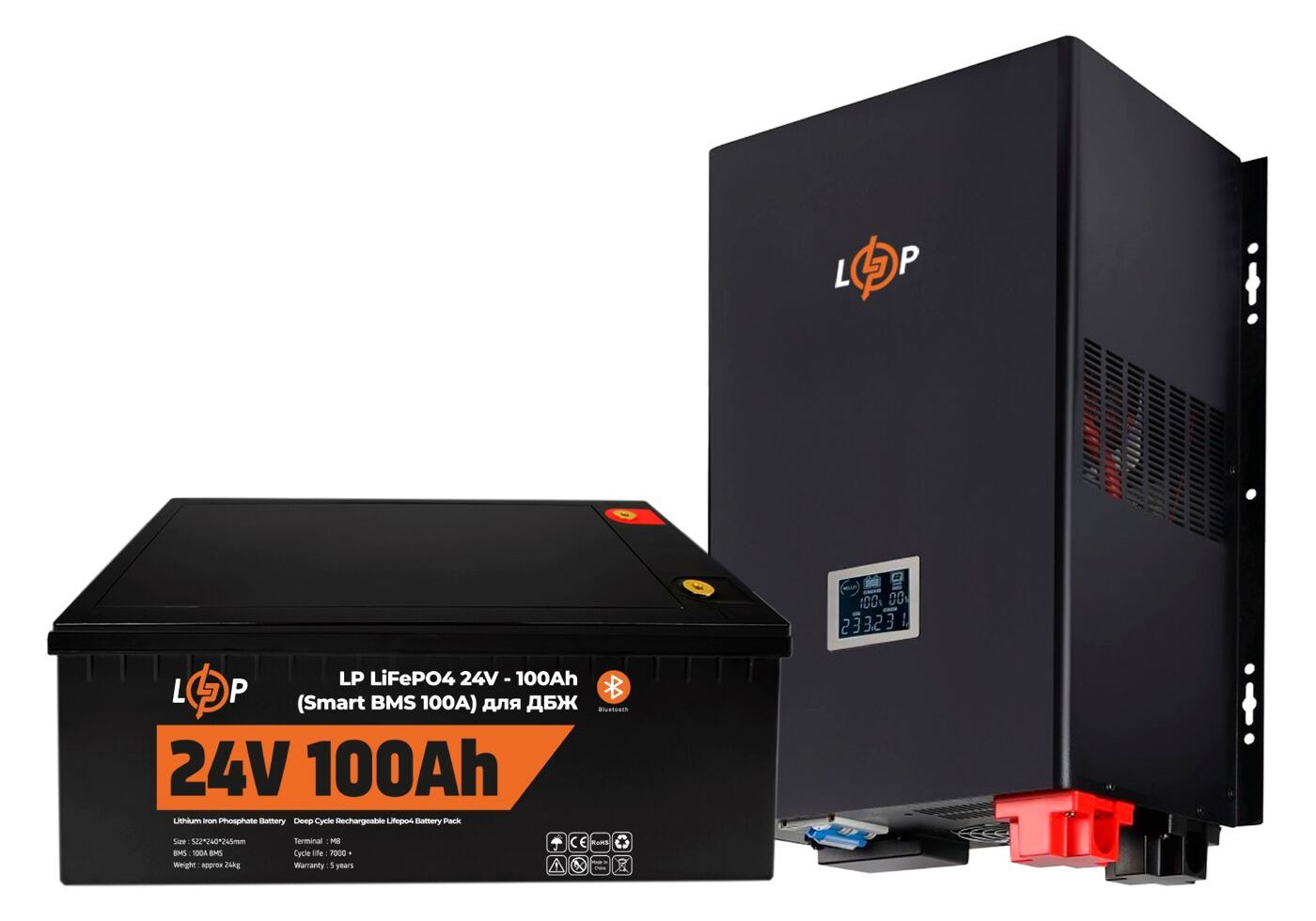 Комплект резервного живлення LP (LogicPower) ДБЖ + літієва (LiFePO4) батарея (UPS 3600VA + АКБ LiFePO4 2560W)