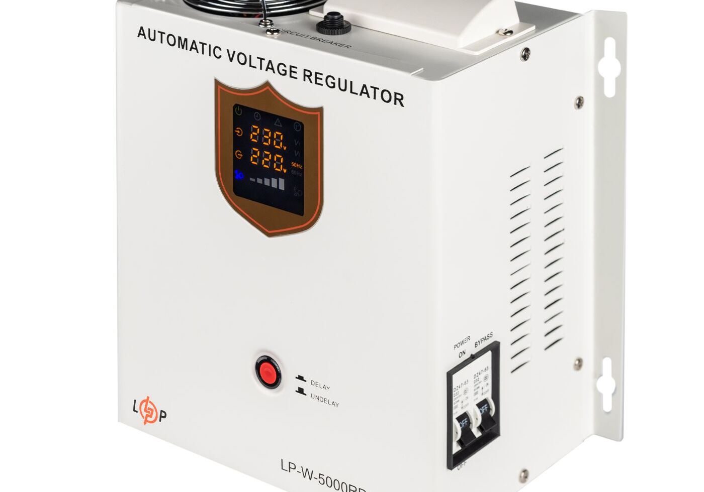 Стабілізатор напруги LP-W-5000RD EU (3000Вт/7 ступ)