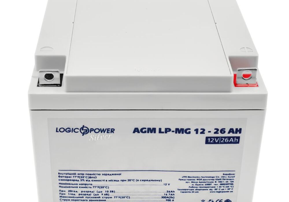 Акумулятор мультигелевий LP-MG 12V - 26 Ah Silver