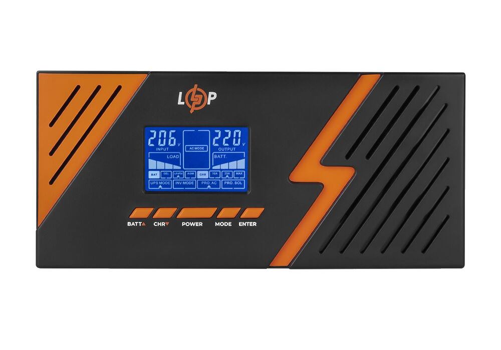 Комплект резервного живлення LP (LogicPower) ДБЖ + мультигелева батарея (UPS B1500 + АКБ MG 2400Wh)
