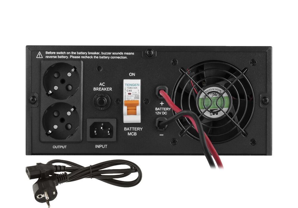 Комплект резервного живлення LP (LogicPower) ДБЖ + літієва (LiFePO4) батарея (UPS B1000 + АКБ LiFePO4 1280Wh)