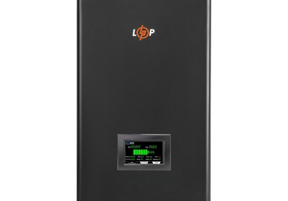 Акумулятор LP LiFePO4 12,8V - 280 Ah (3584Wh) (BMS 200A/200А) метал LCD Smart BT
