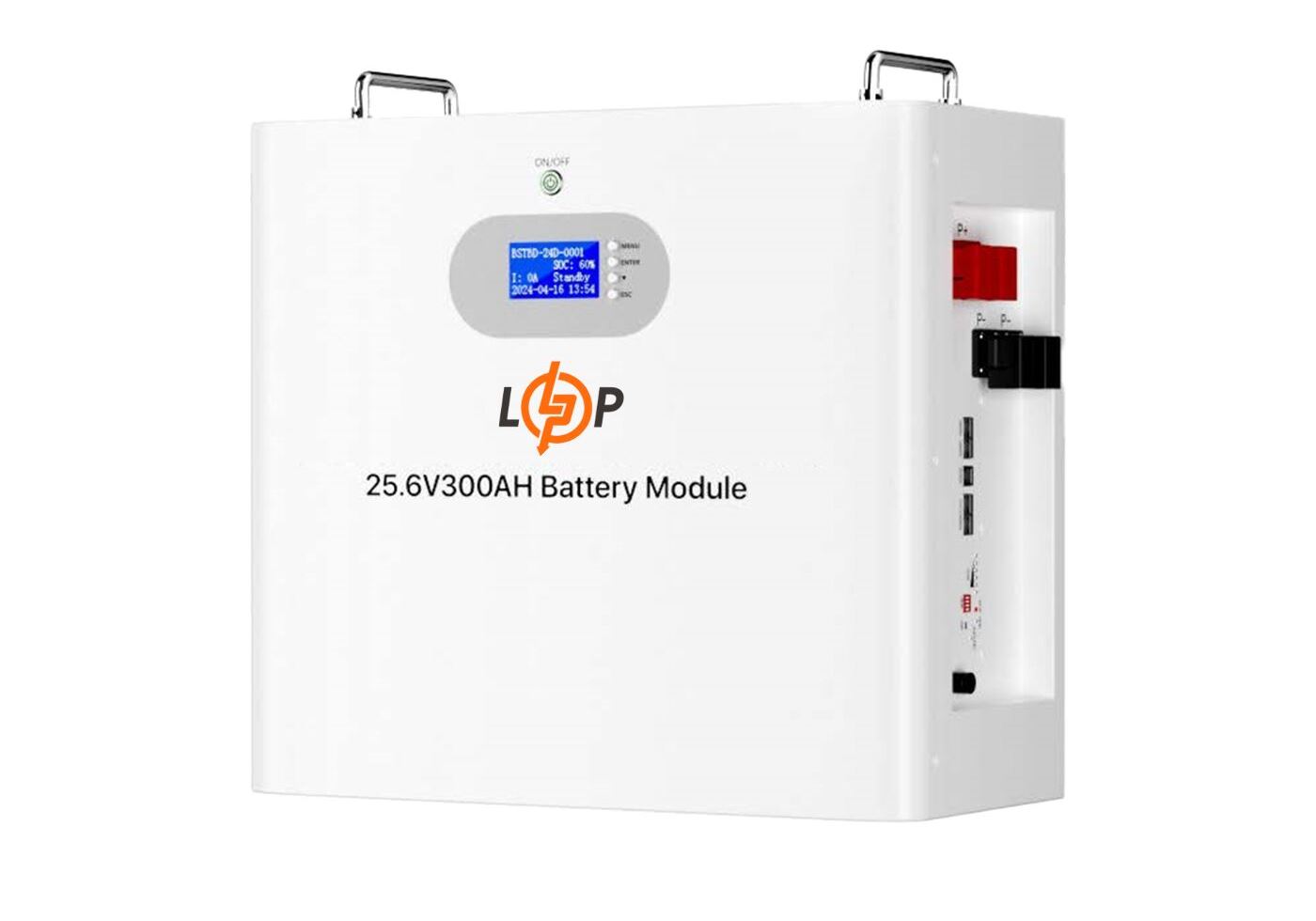 Акумулятор LP LiFePO4 25,6V - 300 Ah 7680Wh (Smart BMS 200A) RS485/CAN