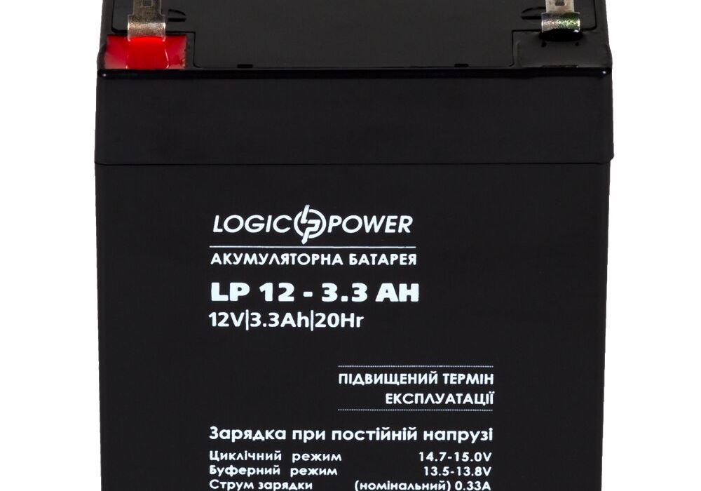 Акумулятор AGM LP 12V - 3.3 Ah Silver