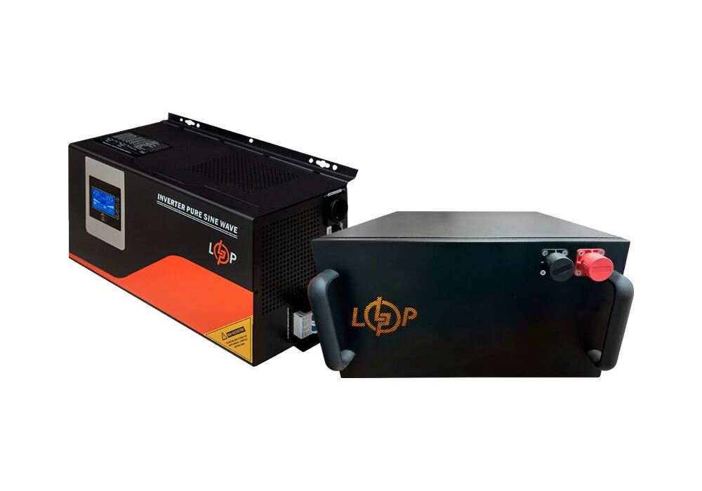 Комплект резервного живлення LP(LogicPower) ДБЖ + літієва (LiFePO4) батарея (UPS W12000 + АКБ LiFePO4 11776W)
