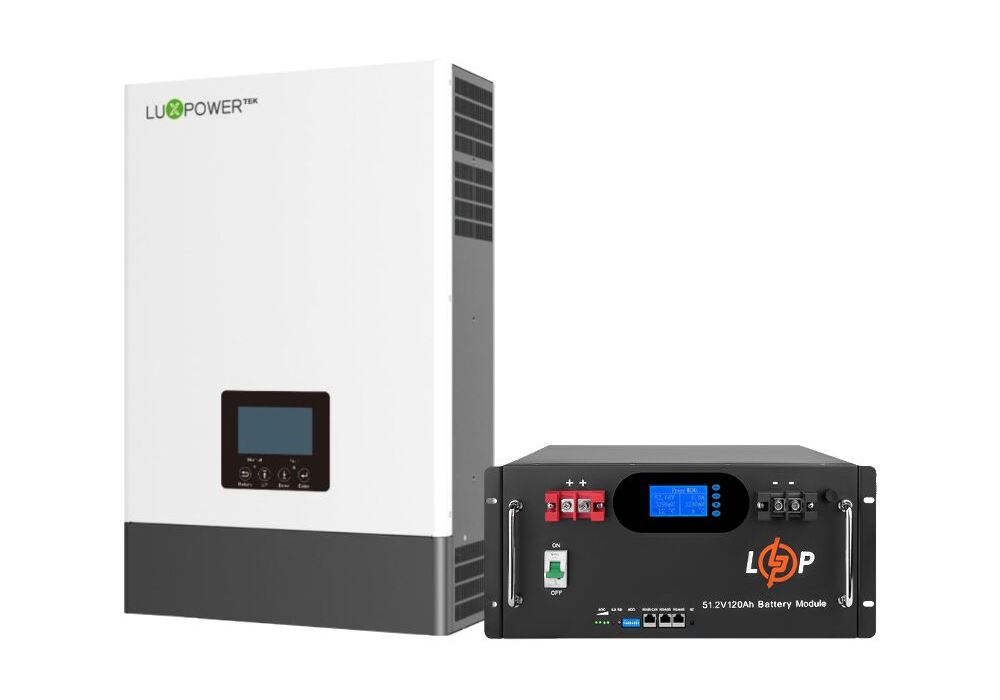 Комплект резервного живлення LP SNA6000+LP LiFePO4 51,2V 120 Ah 6000Wh UA