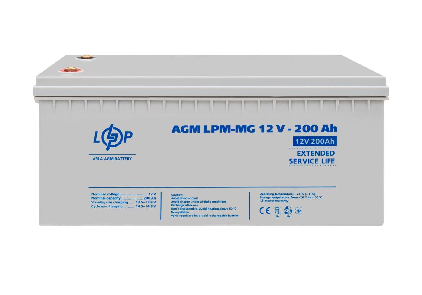 Акумулятор мультигелевий LPM-MG 12V - 200 Ah