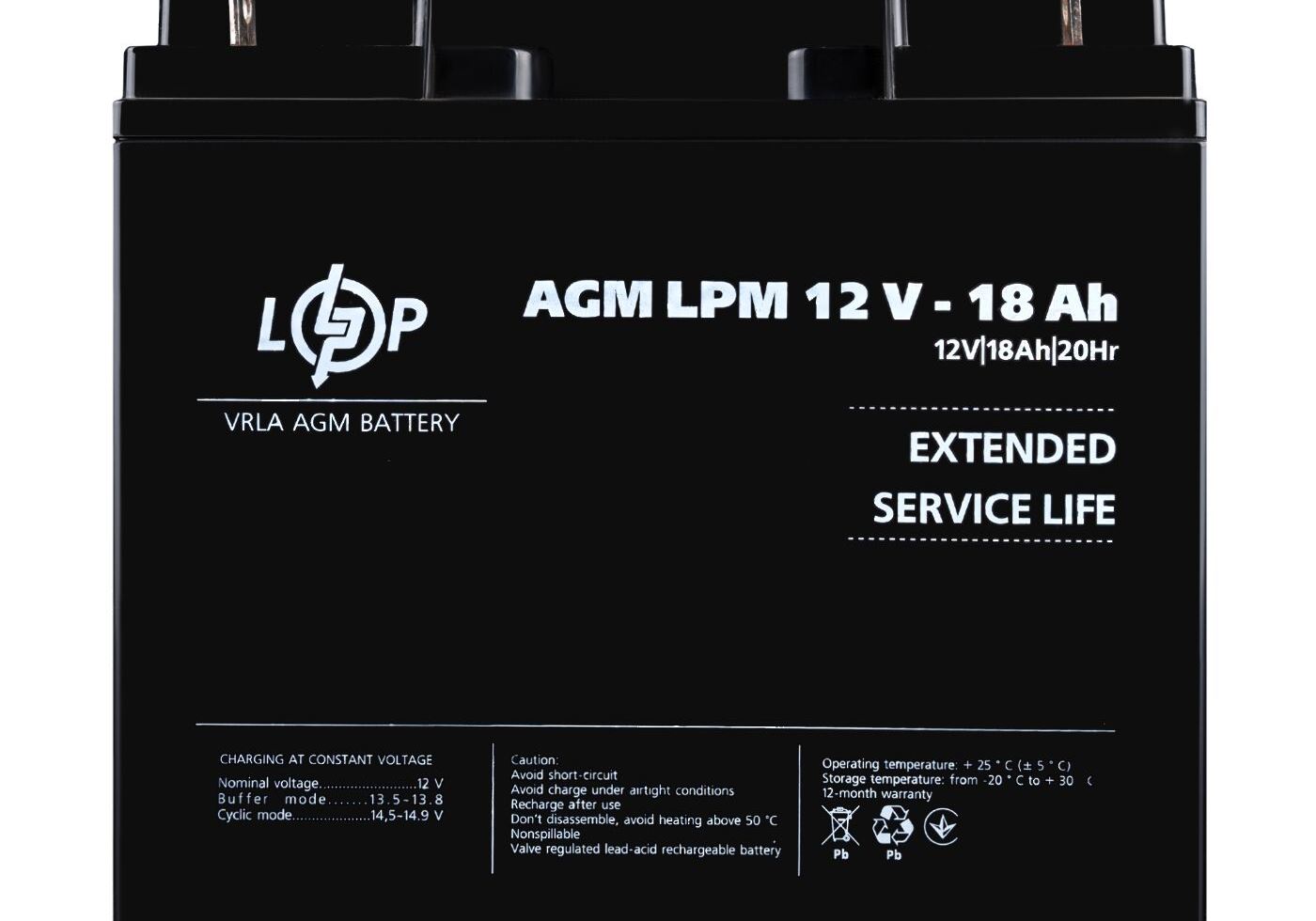 Акумулятор AGM LPM 12V - 18 Ah для Mercedes