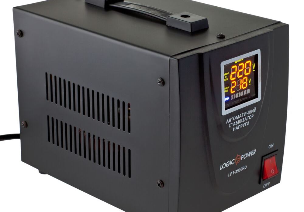 Стабілізатор напруги LPT-2500RD BLACK (1750W)