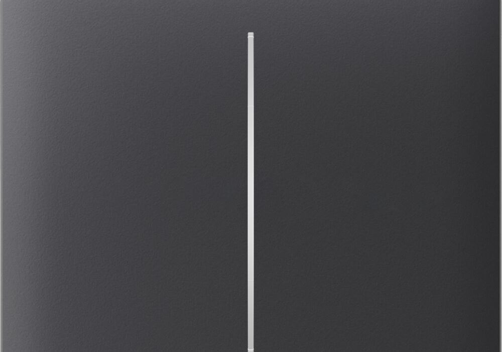 Бічна кнопка для двоклавішного вимикача Ajax SideButton (2-gang) vertical Graphite