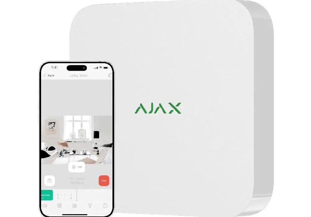 Мережевий відеореєстратор Ajax NVR (16ch) (8EU) White