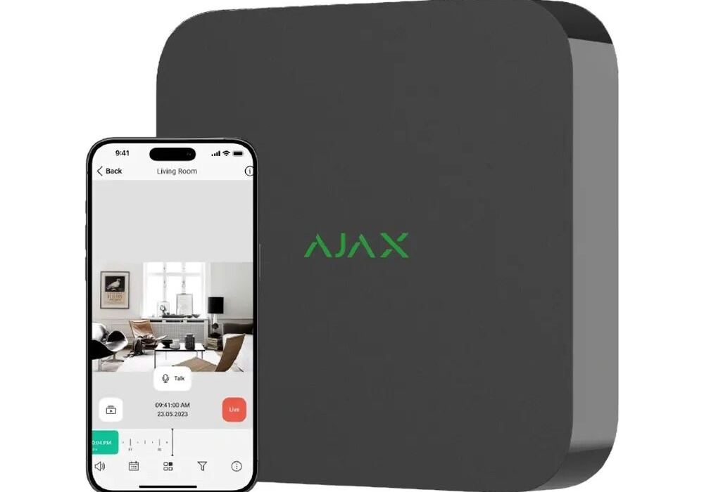 Мережевий відеореєстратор Ajax NVR (16ch) (8EU) Black