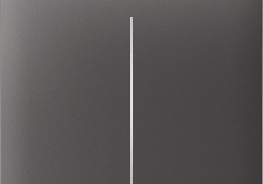Бічна кнопка для двоклавішного вимикача Ajax SideButton (2-gang) vertical Grey