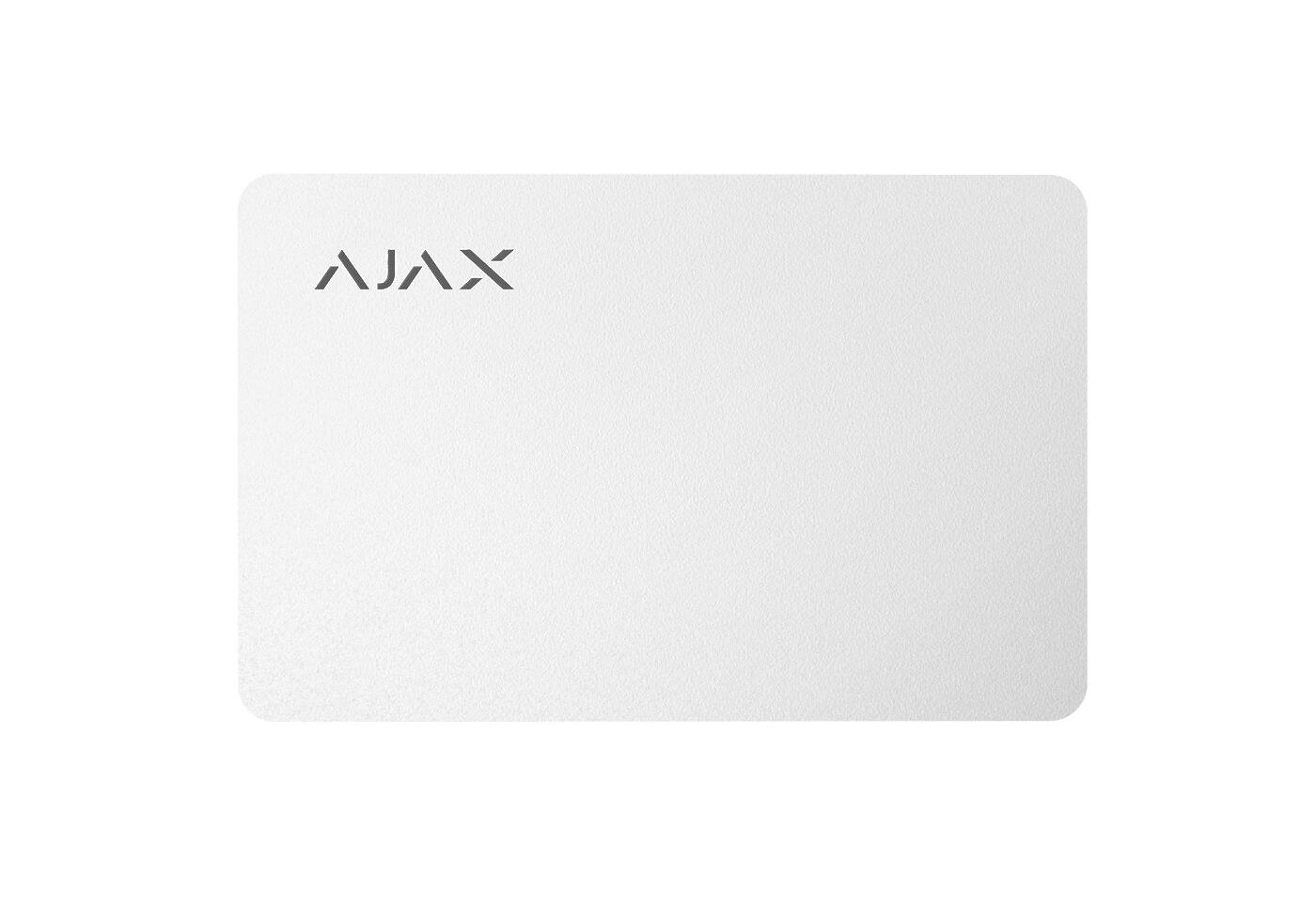 Картка для управління охоронною системою Ajax Pass 10 шт. White