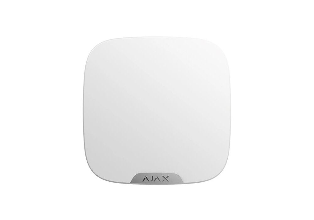 Лицьова панель Ajax Brandplate для брендування вуличної сирени StreetSiren DoubleDeck (10 шт.) White