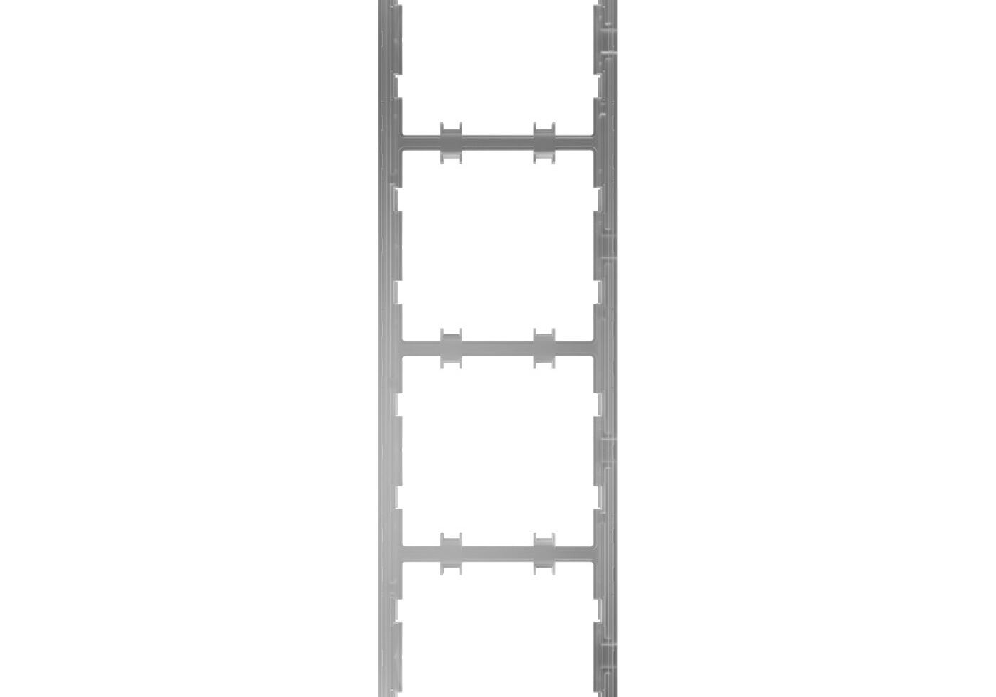 Рамка для 4-х вимикачів/розеток Ajax Frame (4 seats) vertical