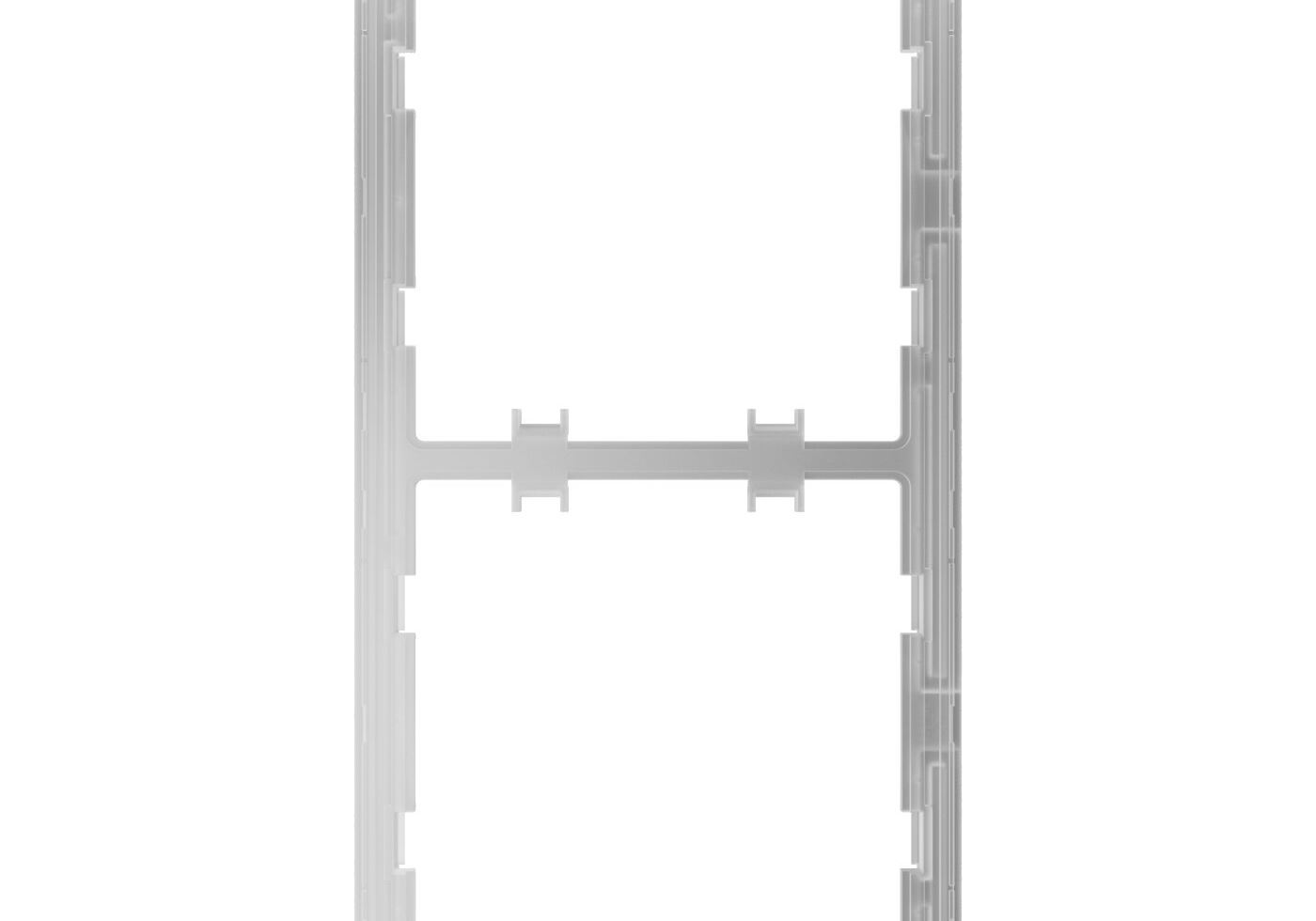 Рамка для двох вимикачів/розеток Ajax Frame (2 seats) vertical